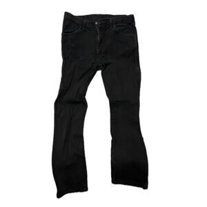 Rustler Black Straight Leg Jeans Mens 36x34